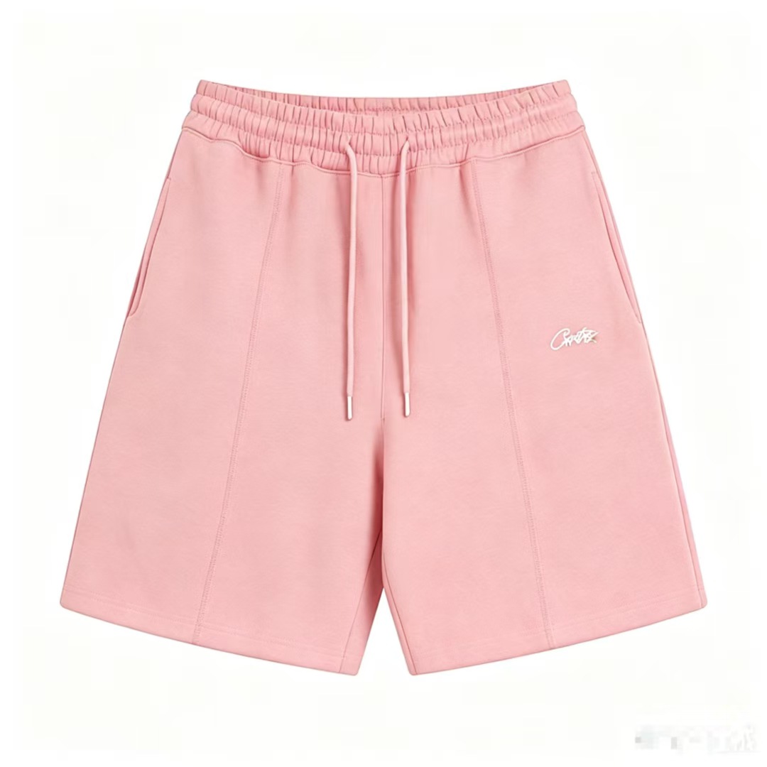 Corteiz Island Knockout Sweat Shorts Pink