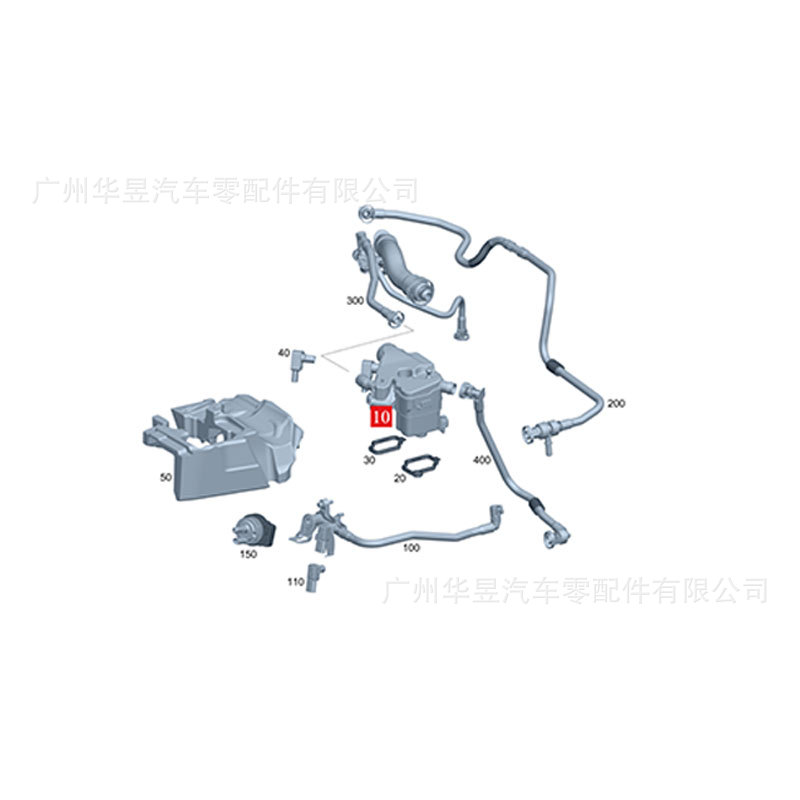 A2540107900 Suitable for Mercedes-Benz M254 Engine Oil-Water Separator Exhaust Valve Auto Parts Cross-Border