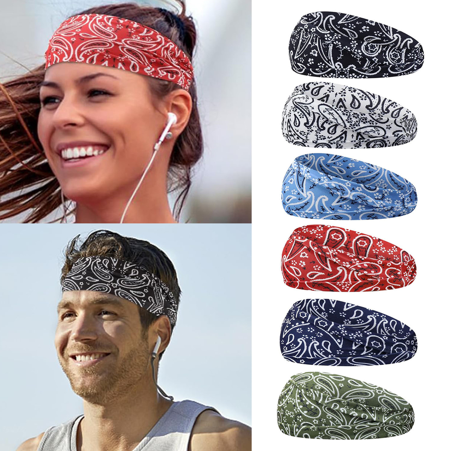 Universal headband for gym for men and women for yoga
