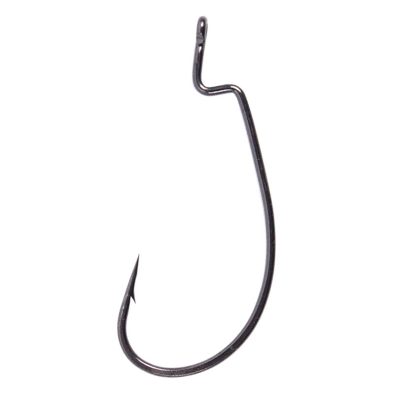 Wholesale crank Hook 4 times bold blood slot 4#2#1#1/0#2/0#3/0# fake bait hook original lead soft Worm Hook