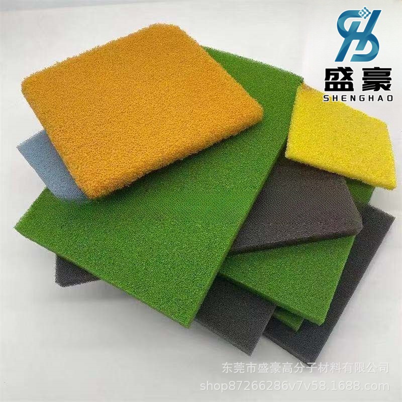 厂家彩色硅胶过滤海绵 厨房清洁硅胶海绵 形状颜色可定