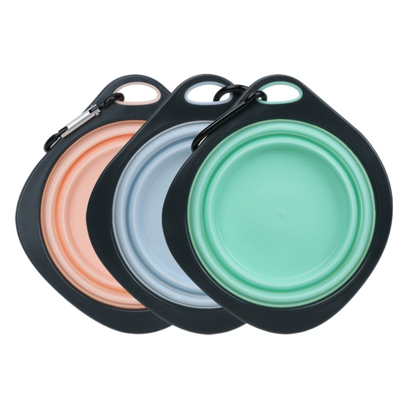 Чаша для домашних животных Складная чаша для собак Чаша для собак Собака на открытом воздухе Кормление