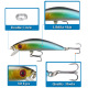 Shallow Diving Minnow Lures Sinking Hard Baits Fresh Water Bass Swimbait Tackle Gear