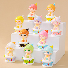 小众可爱迪迪生日蛋糕萌粒公仔直播对对碰盲袋桌面装饰摆件高级感