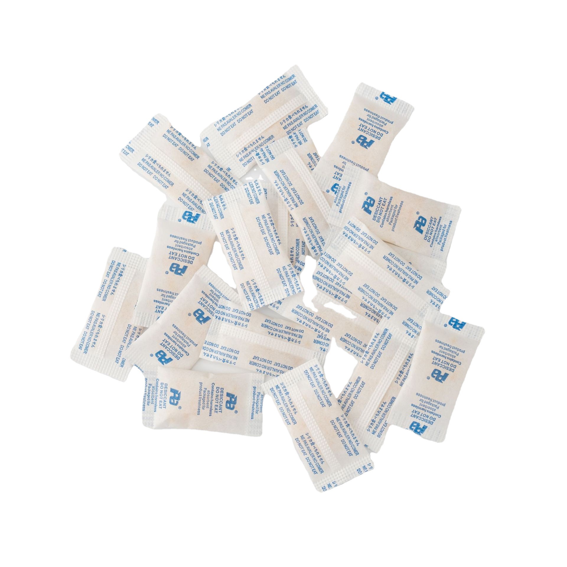 personalización de gel de sílice de color desecante cápsula de productos de salud medicina impermeable papel de algodón de perlas absorbente de humedad gel de sílice puro
