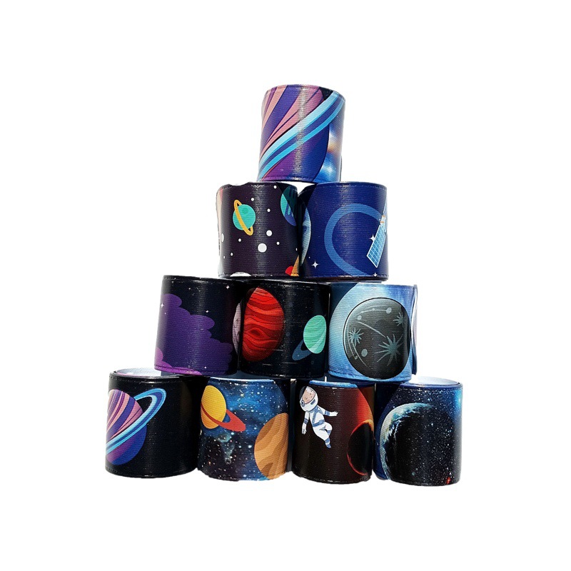 Nuevo cielo estrellado Snap anillo pulsera astronauta Snap anillo nueva serie pulsera del Partido de los niños