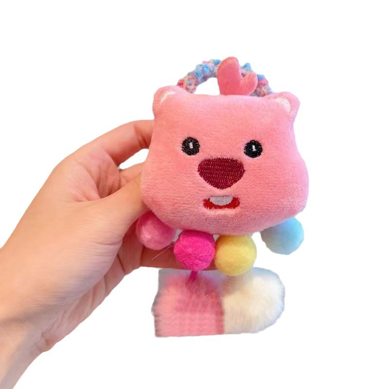 Coolomi banda de pelo para niños cuerda de pelo lindo Sanrio lana de dibujos animados banda de goma chica Cola de Caballo bola accesorios para el cabello