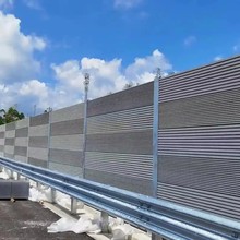 ECP轻质公路隔音墙厂木屑水泥复合吸声屏障铁路降噪纤维板隔音屏