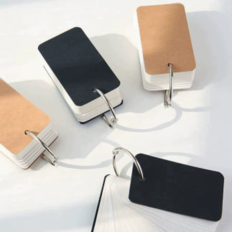 Amazon пустая маленькая карта через границу белый маленький картон портативный diy рукописный английский слово картон кольцо