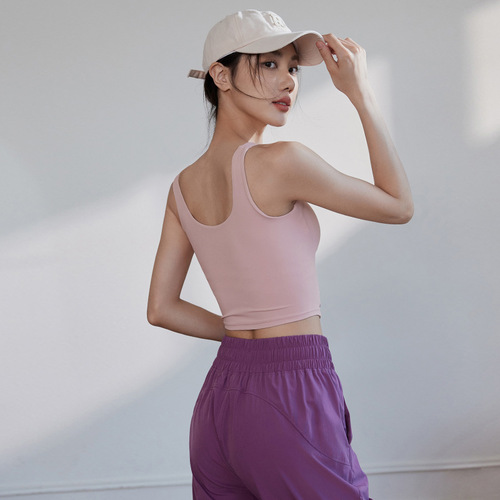 High-Elastic Comfort Sports Bra for Women, Wide Straps, Slimming Yoga Backless Top, Wearable for Running, Sports Bra for Fitness Training