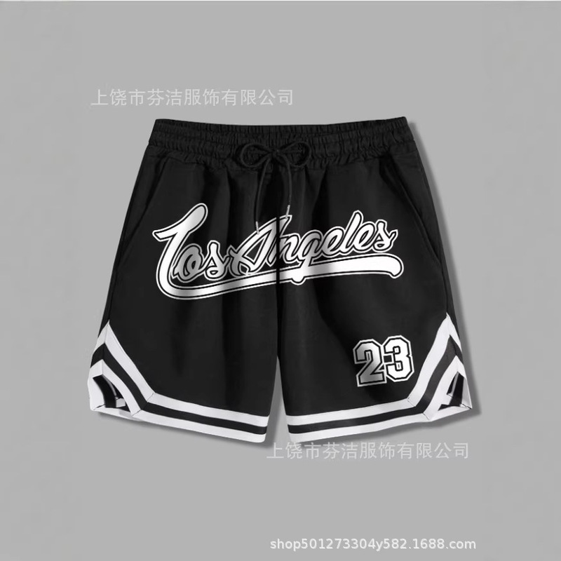 2026 Cross-Border Foreign Trade Hot-Selling 3D Digital Printed Los Angeles No. 23 Basketball Breathable Quick-Dry Training Casual Shorts 2026 Cross-Border Foreign Trade Hot-Selling 3D Digital Printed Los Angeles No. 23 Basketball Breathable Quick-Dry Training Casual Shorts