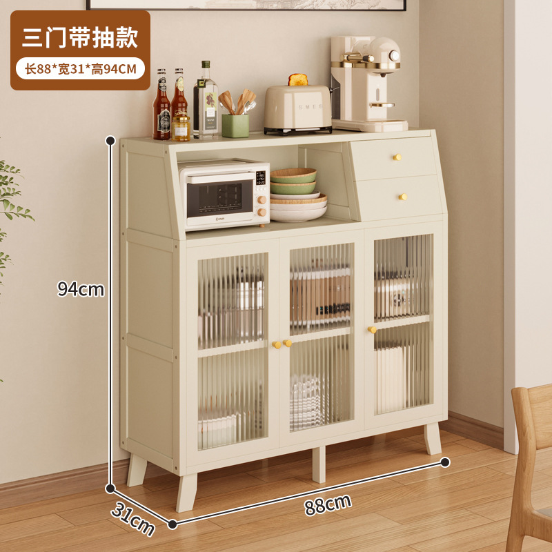 Gabinete de comedor de cocina sala de estar contra la pared armario todo en uno armario armario de piso armario de almacenamiento de café armario de té armario de almacenamiento