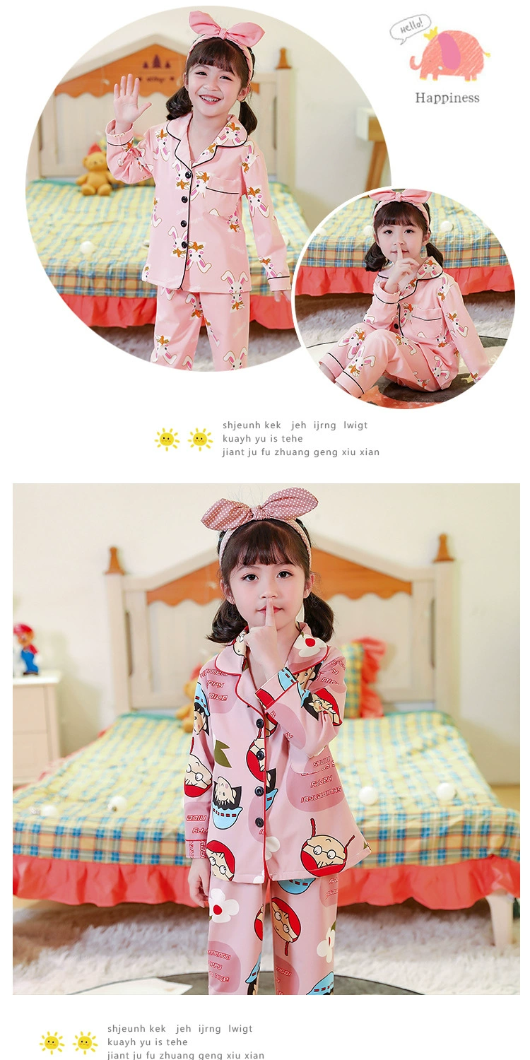 cotton nightgowns Dinosaur Cardigan Set Spring Children Pajamas Suit Long Sleeve Girls Sleepwear Full Autumn Kids Homewear Boys Pyjamas Set best nightgowns