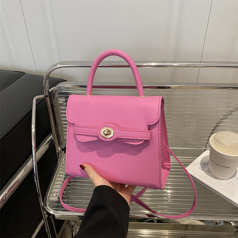 Korean Style Small Square Handbag Versatile Women Shoulder Bag_voghion.com