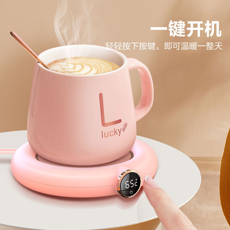 Heating Warm Cup Mat Cross-border New Product Warm Cup Mat Heating Base USB Gift Smart Constant Temperature Cup Mat