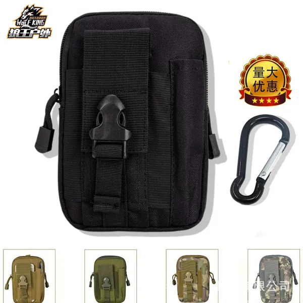 New Tactical Mountaineering Hook Waist Bag for Holding Mobile Phones, Multifunctional for Men and Women, Military Enthusiasts, Cycling, Sports, Outdoor Crossbody Bag