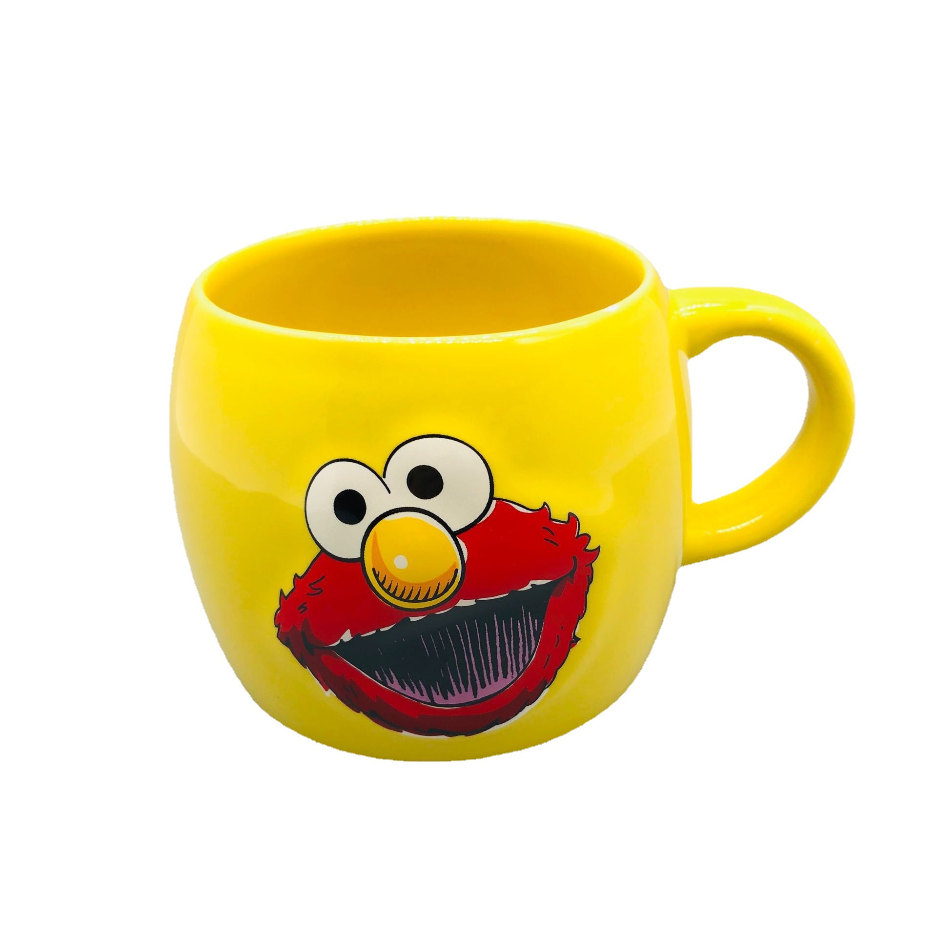 Japonés lindo Sesame Street pareja de dibujos animados taza Aimo taza agua gran capacidad leche