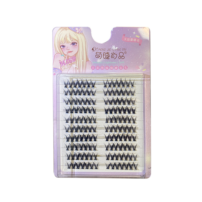 Lindo moda salvaje cola de milano mariposa felpa perezoso 10 filas gran capacidad pestañas postizas naturales gruesas pestañas superiores