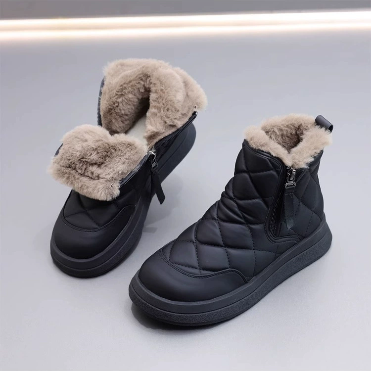Warm winter boots, keep warm shoes platform