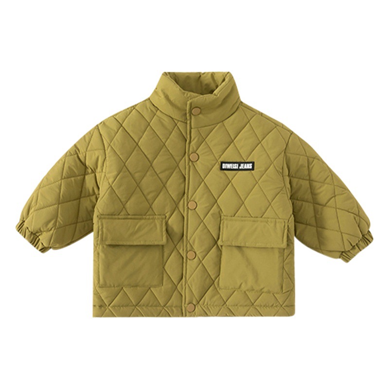 Ropa Infantil Youbao, Chaqueta Acolchada de Algodón para Niños, Cárdigan para Niños Pequeños, Abrigo Grueso para Niñas, Ropa de Algodón para Niños Otoño e Invierno DY82046