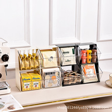 茶包收纳盒茶叶胶囊咖啡收纳架茶水间吧台透明水吧桌面置物架子