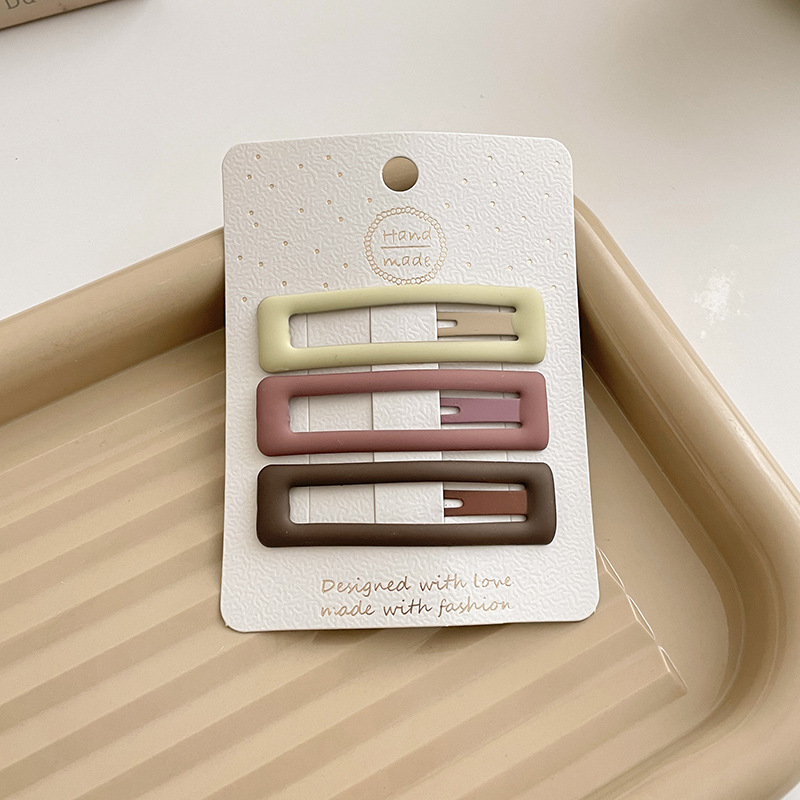 Lindo leche marrón pato clip frente hembra flequillo horquilla accesorios de pelo BB clip horquilla pequeño clip tocado