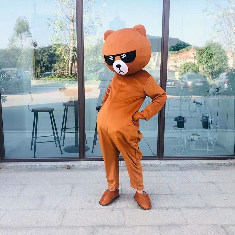 インターネット有名人クマ人形服 Douyin クマ人形服大人のパフォーマンス服子供の漫画ヒグマクマ人形服男性|undefined