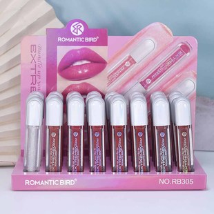 Rb305 Lip Gloss Romantic Bird Pearlescent Moisturizing New Lip Gloss Shinylipgloss with Shimmer
