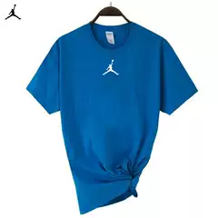 Cross-border summer men's short sleeve round neck shirt fashion casual cotton short sleeve sports T-shirt top new spot