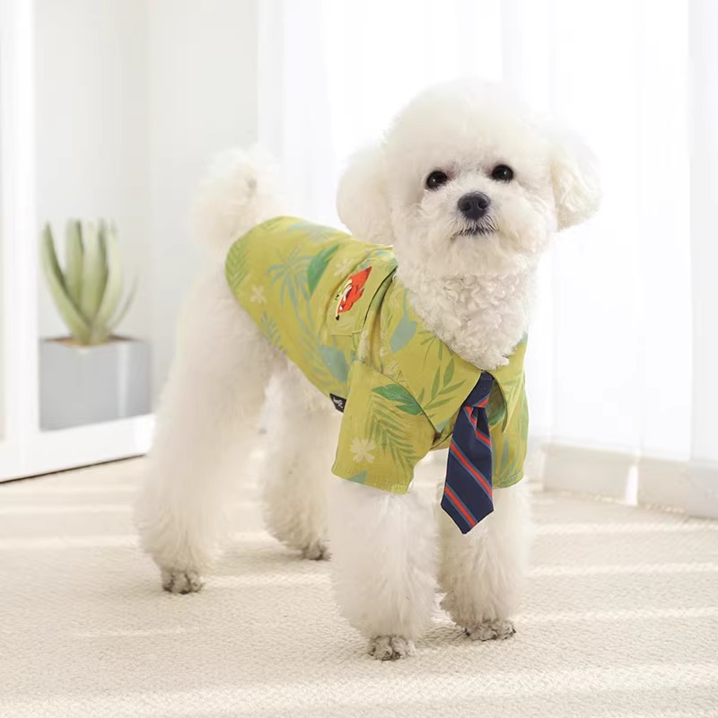 Disney Crazy Animal City Series Nick Pet Camisa Big Dog Summer Nick Fox misma ropa para perros