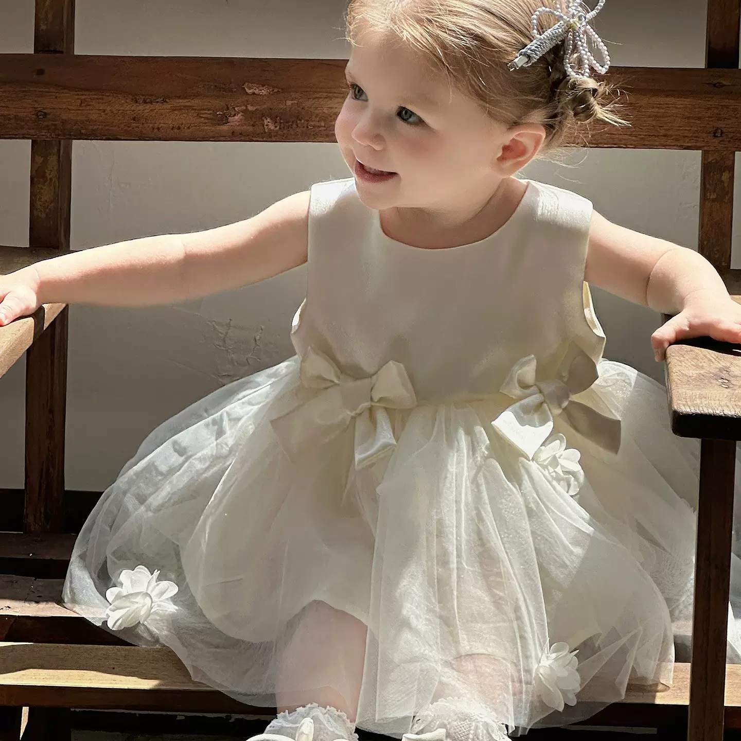女宝公主裙2026夏季新款宝宝生日蓬蓬裙周岁礼服裙婴幼儿韩系裙子