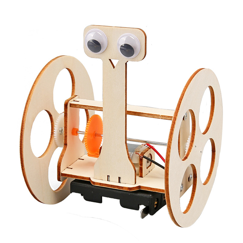 Ciencia y tecnología estudiantes de fabricación de automóviles de equilibrio eléctrico DIY robot material educativo de ciencias juegan ayuda de enseñanza al por mayor