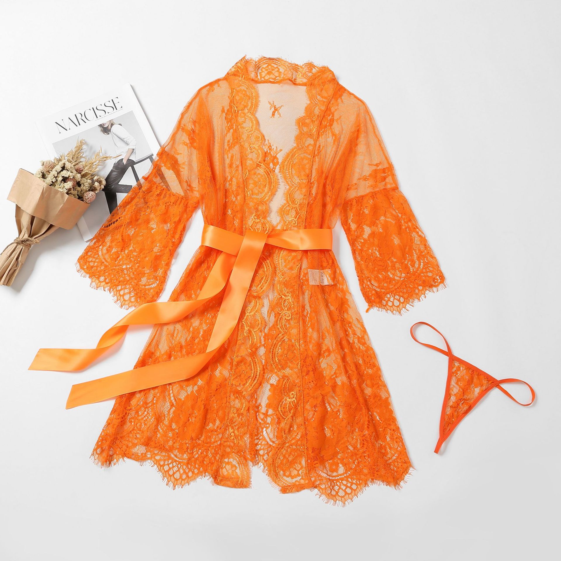 오렌지색(끈 포함) 재고 있음