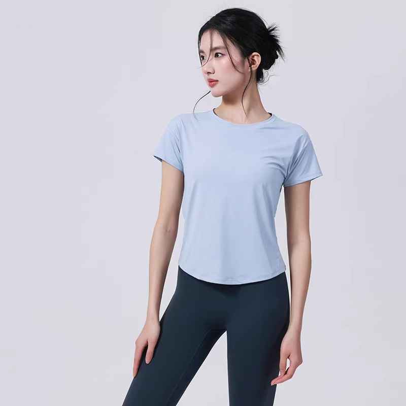 Quick-drying Sports Suit Women's Yoga Fitness Suit Loose Running Top Fitness Suit Women's_desvips.com