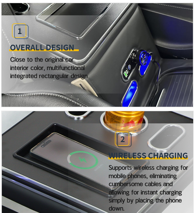 Armrest Box Storage Box for Mercedes-Benz V-Class Vito V250 V220d