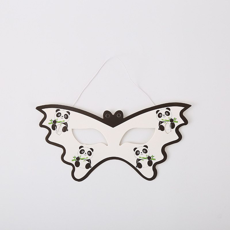 En stock Panda decoración del Partido de cumpleaños props fiesta vajilla traje papel tejido palomitas