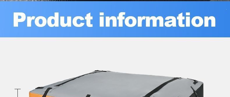 Durable roof rack SUV rainproof luggage bag, Oxford cloth roof waterproof large-capacity bag