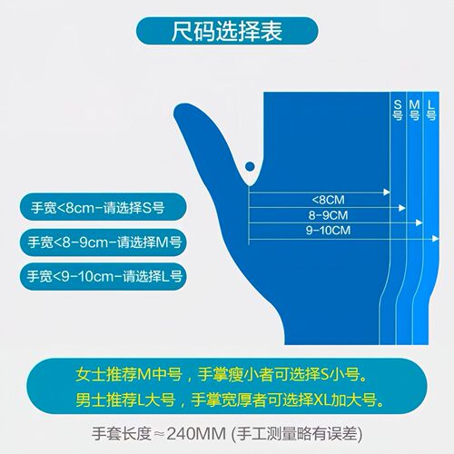 Disposable TPE gloves food grade catering baking latex transparent thickened durable rubber nitrile kitchen special