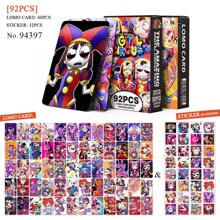 跨境专供新品预售92张动漫小卡数字马戏团二次元周边LOMO照片卡