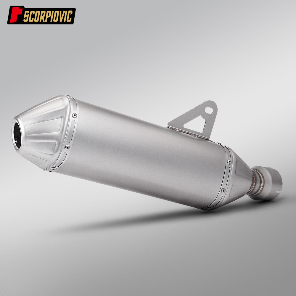 Suitable for Motorcycle Kove 800X Modification, Integrated Mid-Section and Tail-Section Exhaust Pipe Muffler, Connects to the Original Front Section of the Bike