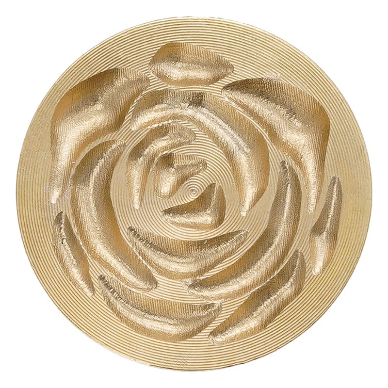 Original alivio fuego pintura sello cabeza estudiante DIY mano cuenta decoración Sello Europeo retro sobre fuego cera impresión cabeza de cobre