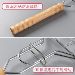 戶外不鏽鋼燒烤網夾工具用品配件烤夾燒烤夾烤魚烤肉烤網夾子漢堡