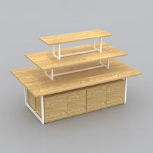 定制源头厂家促销台文具店展示架三层流水台地柜义乌潮玩具展示架