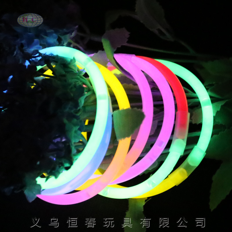 荧光棒液体2色发光棒发光手环晚会活动道具海绵棒演唱会厂家批发