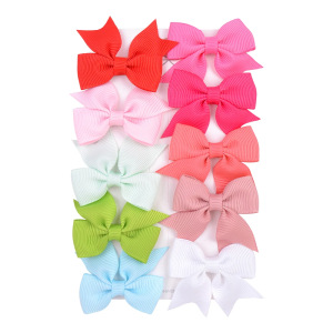 Juego de horquillas con lazo de cola de milano para niños de estilo caliente de Amazon, lindo y versátil, horquilla diaria para niñas europeas y americanas 323