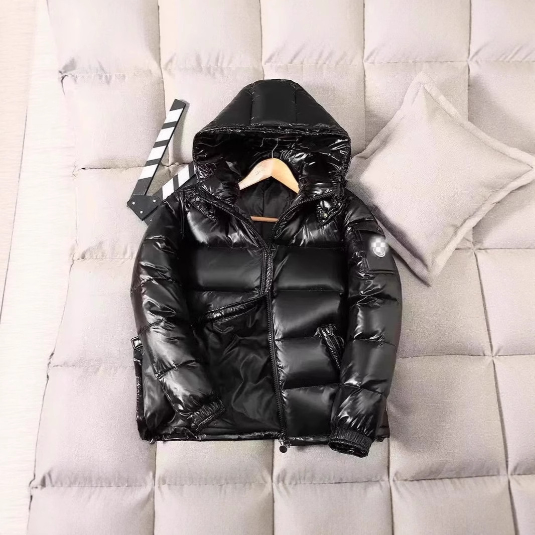 跨境MK蒙家冬季新款时尚韩版情侣装羽绒服男短款户外加厚连帽直播