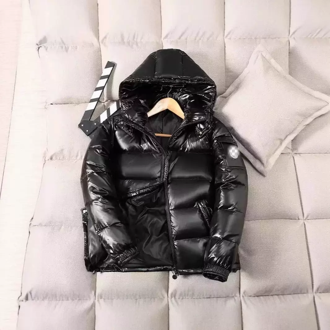 跨境MK蒙家冬季新款时尚韩版情侣装羽绒服男短款户外加厚连帽直播