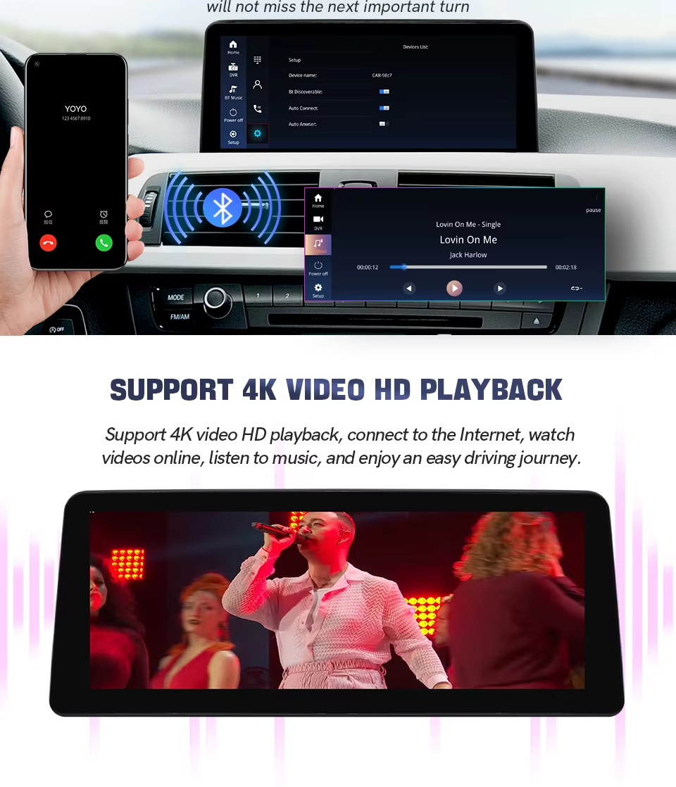 Suitable for BMW X5 E70 X6 E71 2007 - 2013 CCC CIC 10.25'' in-car large screen