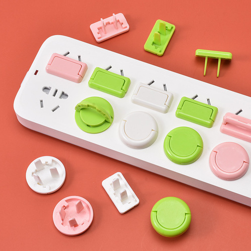 Children's anti-shock safety socket baby protective cover household pull ring insulated power socket plug cover 2-phase 3-phase