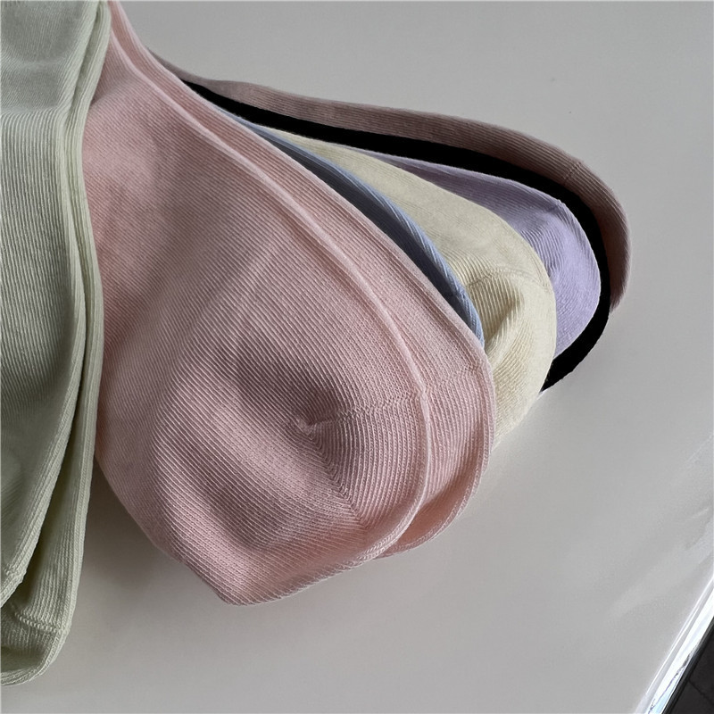 35g Weight Socks Classification Socks Lingerie Type Cotton Fabric Type Stretchy Elasticity A Pair Quantity Daily Occasion Comfort Function Solid Color Pattern All Seasons Season Women's Gender Simple Style Style Simple Style Women's Solid Color Cotton Crew Socks A Pair 22